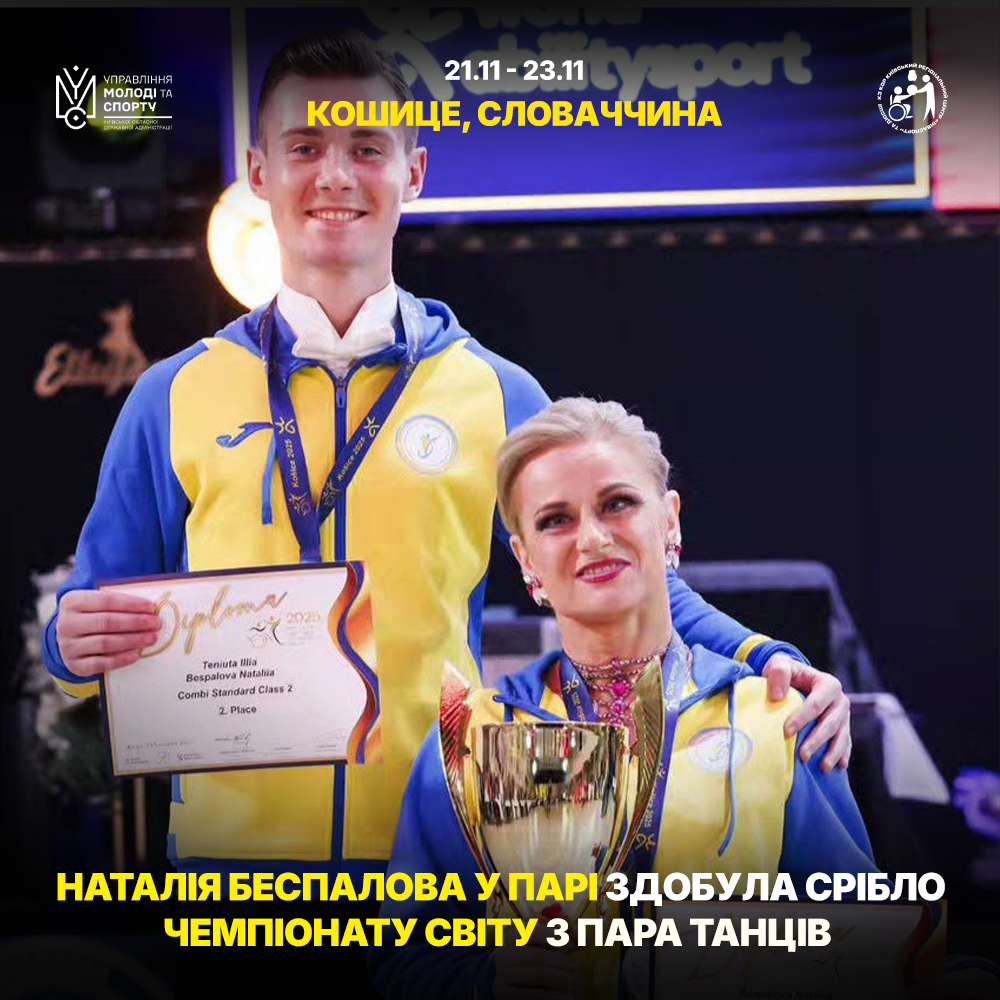 Срібло на чемпіонаті Світу з пара танців